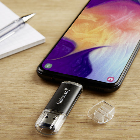 EAN 4034303031238 - Intenso Twist Line unidad flash USB 32 GB USB Type-A / USB Type-C 3.2 Gen 1 (3.1 Gen 1) Antracita imagen 4