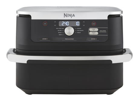 EAN 0622356270373 - Ninja AF500EU freidora Doble 10,4 L Independiente 2470 W Freidora de aire caliente Negro, Acero inoxidabl imagen 1