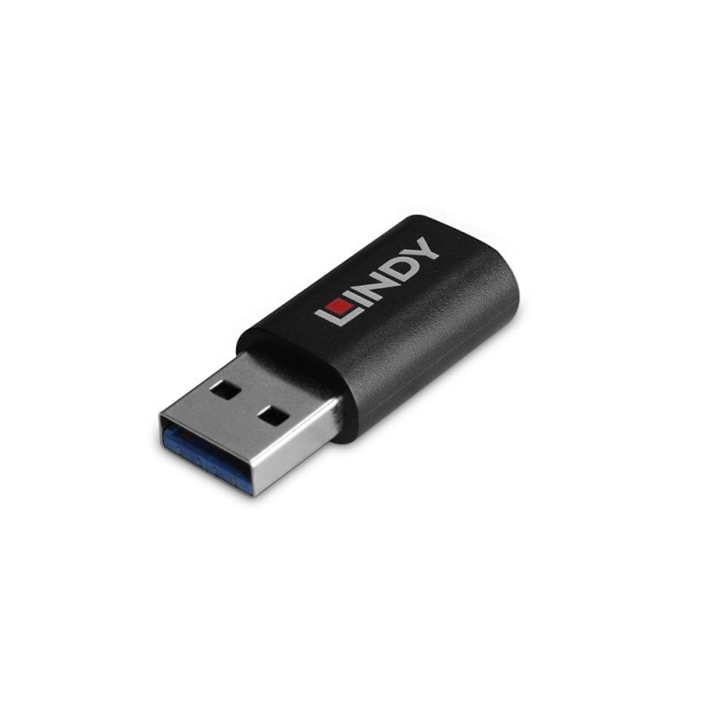 EAN 4002888712644 - Lindy 71264 cambiador de género para cable USB Type A USB Type C Negro imagen 5