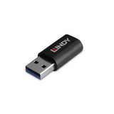 EAN 4002888712644 - Lindy 71264 cambiador de género para cable USB Type A USB Type C Negro imagen 5