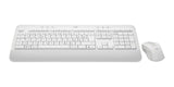 Logitech Signature Mk650 Combo For Business Juego De Teclado Y Ratón Inalámbrico Bluetooth Le Qwertz Checo Blanco Hueso