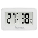 Hama Medidor De Temperatura Y Humedad Para Interior - Pantalla Digital - Memoria De Datos - Permite Colgar En Pared -