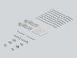Delock Keystone Patchpanel 8 Port Grau