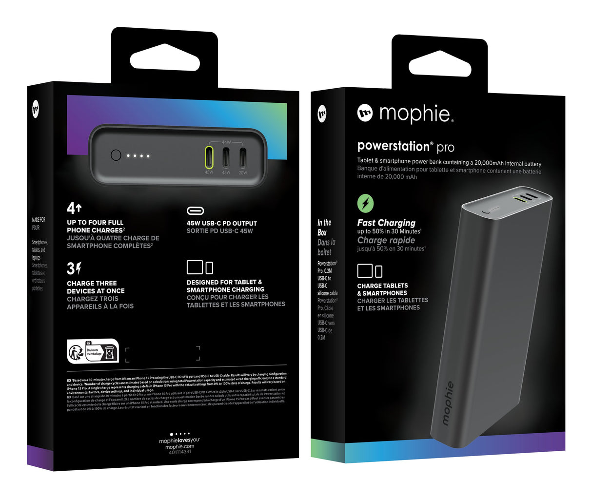 EAN 0840390311641 - mophie Powerstation Pro 20000 mAh Negro imagen 5