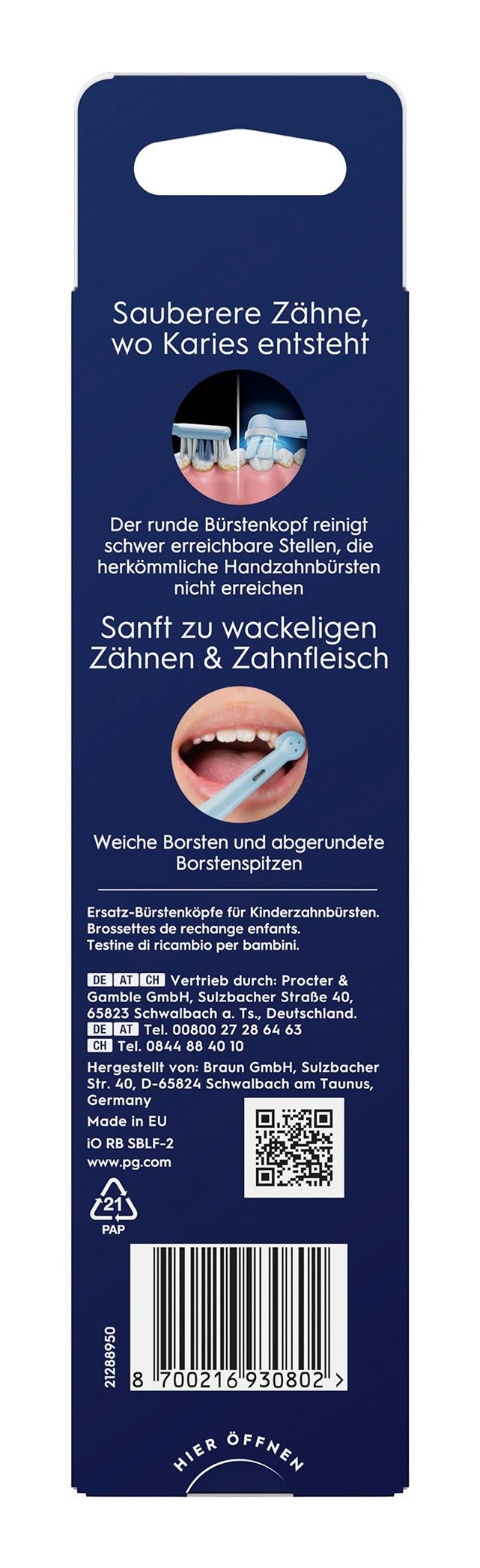 Oral-B Io Aufsteckbürsten Kids Stitch  2er