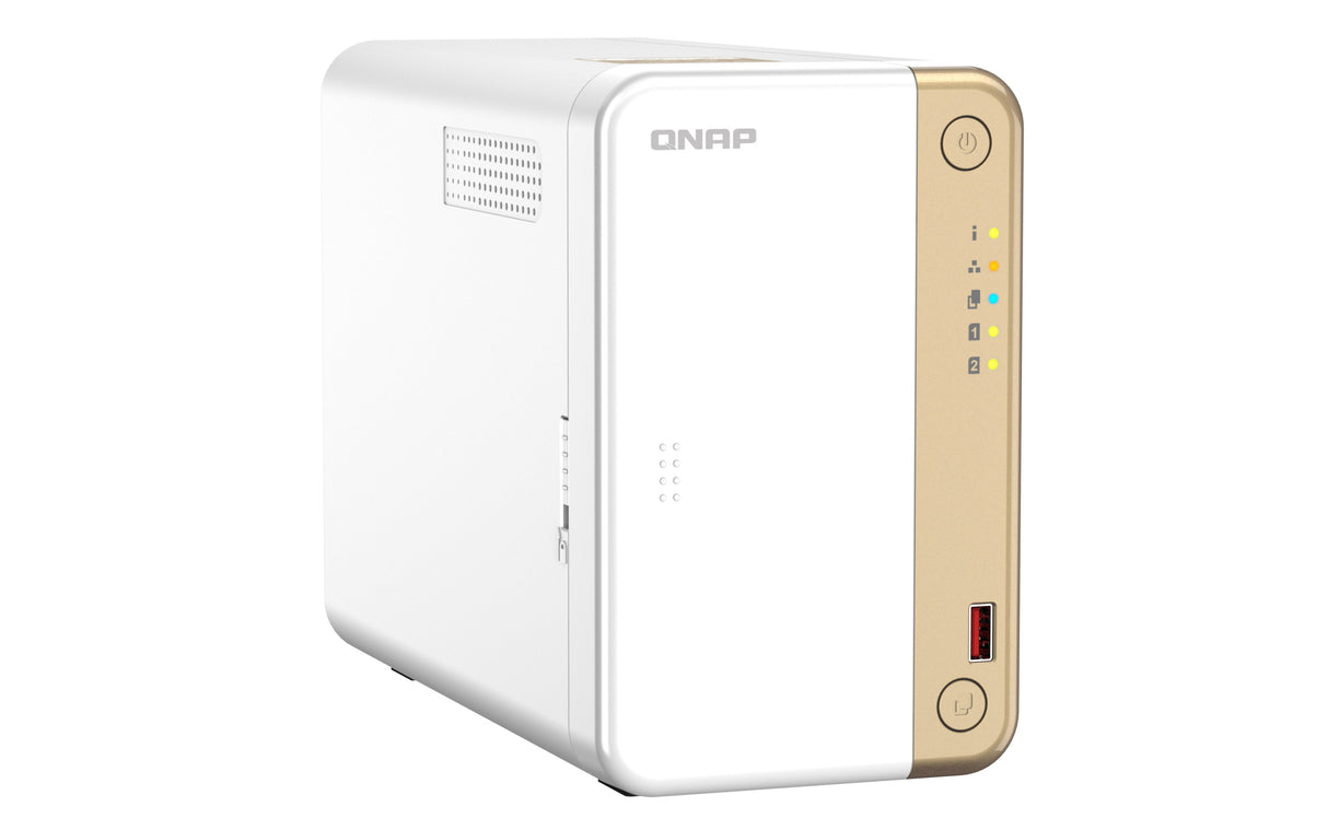 Nas Qnap Ts-262-4g  2xhdd-Bay 1x2.5gbe 4xusb