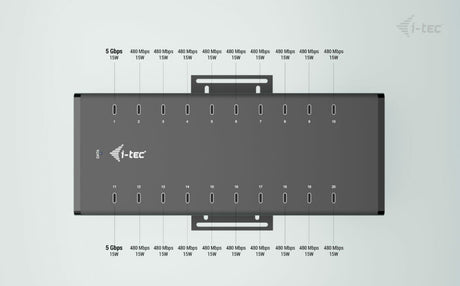 EAN 8595611706318 - i-tec CACHRGHUB20C cargador de dispositivo móvil Universal Negro Corriente alterna Carga rápida Interior imagen 9