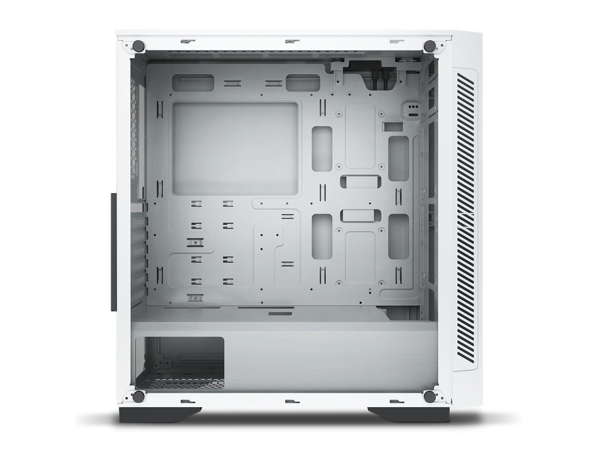 Caja Pc Deepcool E-Atx Matrexx 55 V3-Add Rgb 3f White Tempered Glass Bahias 2x3'5,2x2'5/1xusb3.0,2xusb2.0/Audio In/Out/Cristal Templado