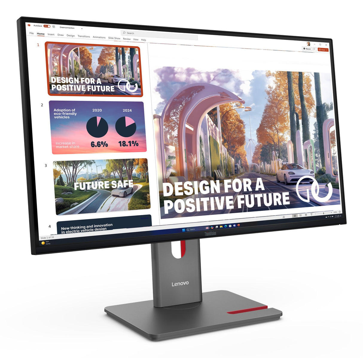 EAN 0198156536532 - Lenovo ThinkVision P27QD-40 pantalla para PC 68,6 cm (27") 2560 x 1440 Pixeles Wide Quad HD LED Negro imagen 4
