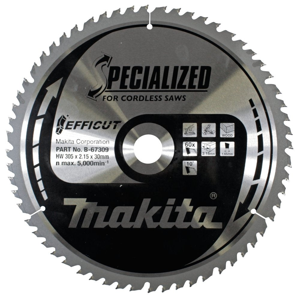 EAN 0088381541022 - Makita B-67309 hoja de sierra circular 30,5 cm 1 pieza(s) imagen 1