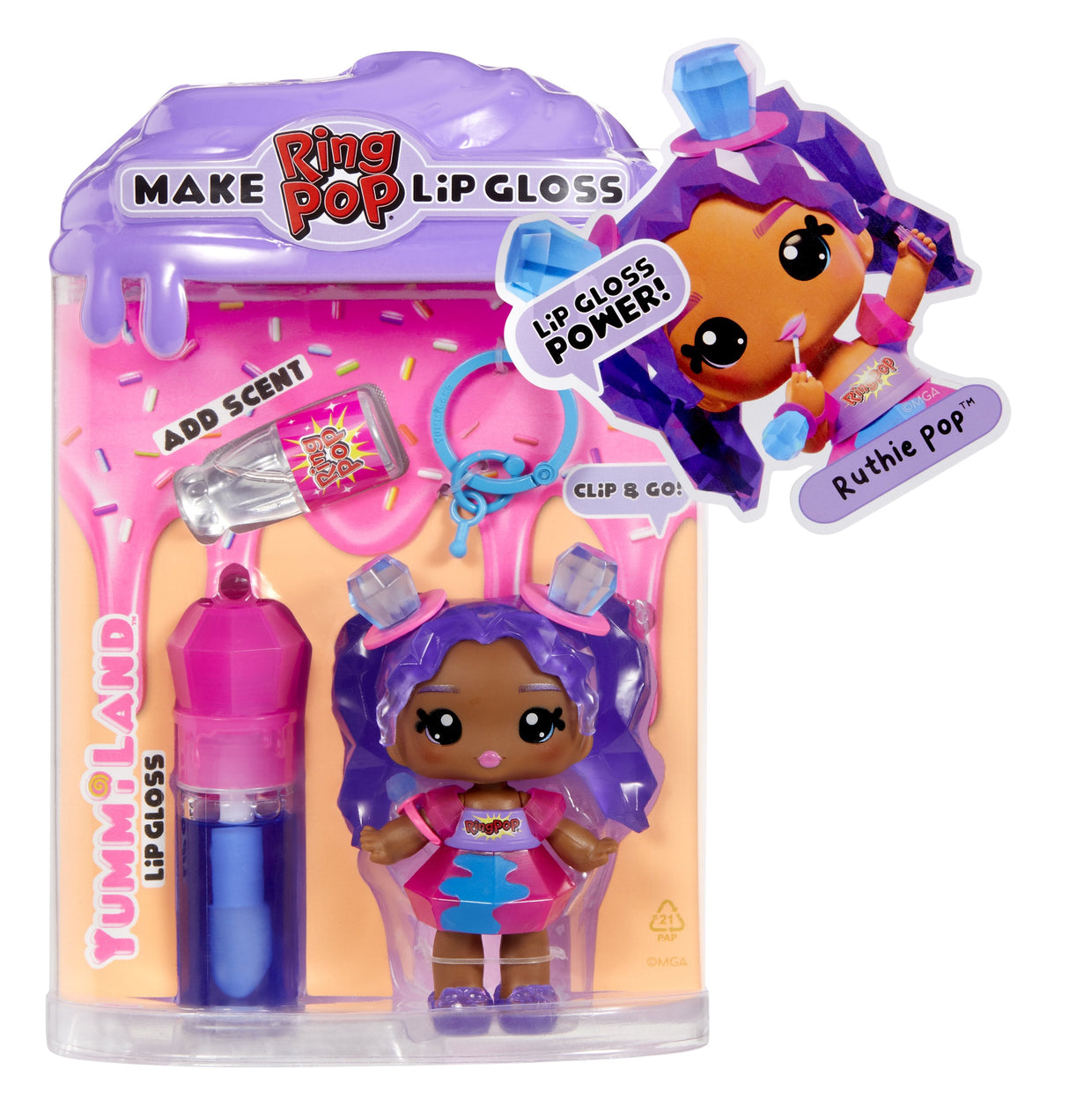 Lalka Yummiland Lip Gloss Doll, Ruthie Pop