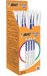 Bic Bolígrafo Cristal Up P/Media 1,2mm Azul Caja -20u-
