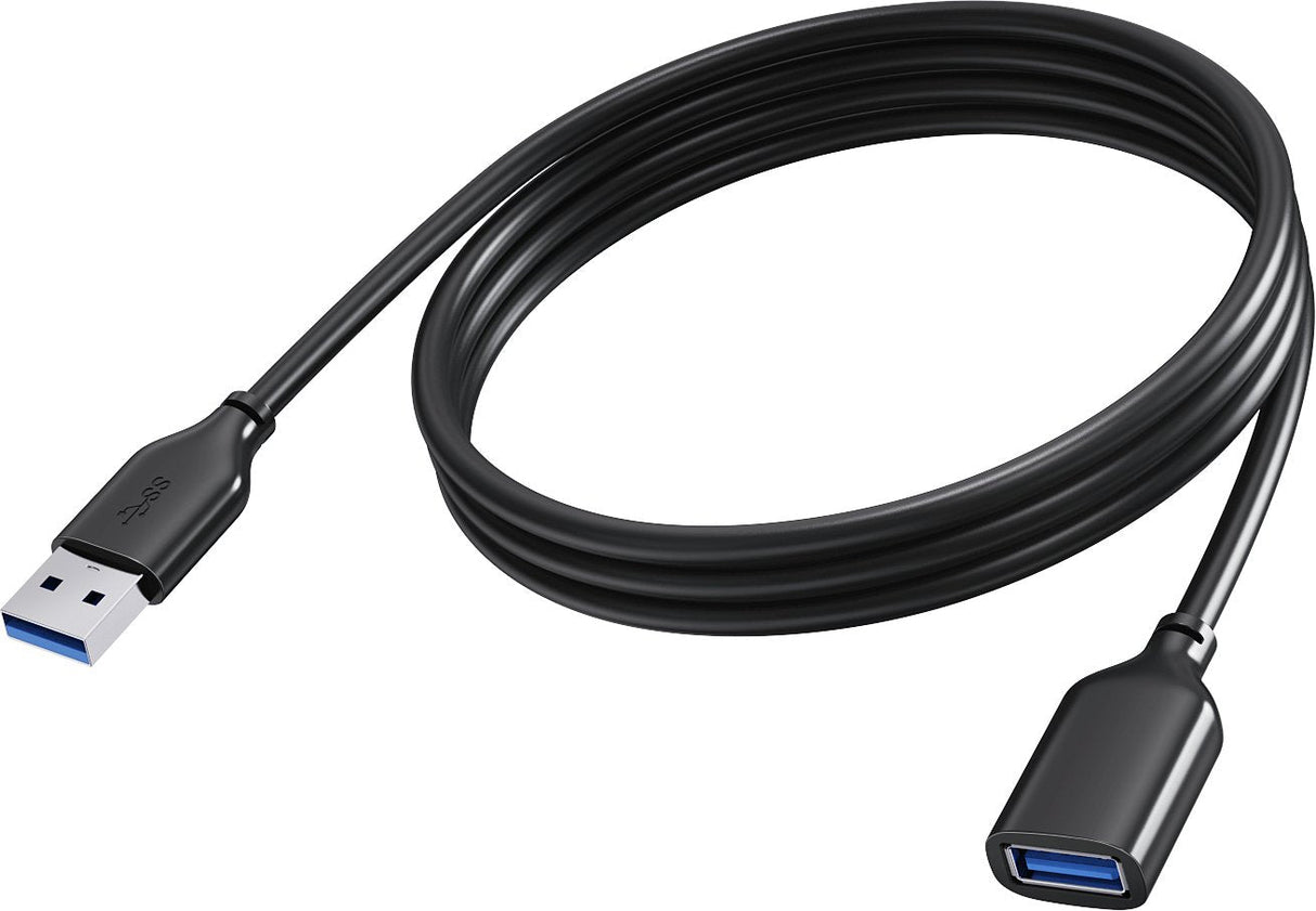 Vision Cable Alargador Usb Usb Tipo A (H) A Usb Tipo A (M) Usb 3.0 2 M Negro
