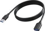 Vision Cable Alargador Usb Usb Tipo A (H) A Usb Tipo A (M) Usb 3.0 2 M Negro