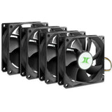 EAN 4260455644938 - Inter-Tech 88887290 sistema de refrigeración para ordenador Carcasa del ordenador Ventilador 8 cm Negro 4 imagen 1
