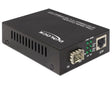 EAN 4043619861101 - DeLOCK 86110 convertidor de medio 1000 Mbit/s Negro imagen 1