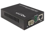 EAN 4043619861101 - DeLOCK 86110 convertidor de medio 1000 Mbit/s Negro imagen 1