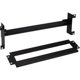 Inline® 19" Circuit Breaker Strip 3u, With Top-Hat Rail, Negro