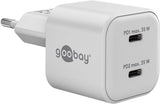 EAN 4040849753343 - Goobay 75334 cargador de dispositivo móvil Universal Blanco Corriente alterna Carga rápida Interior imagen 1