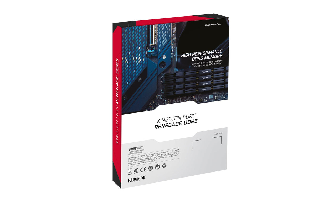Kingston Fury Kf572c38rs-24, Memoria Ram Plateado/Negro