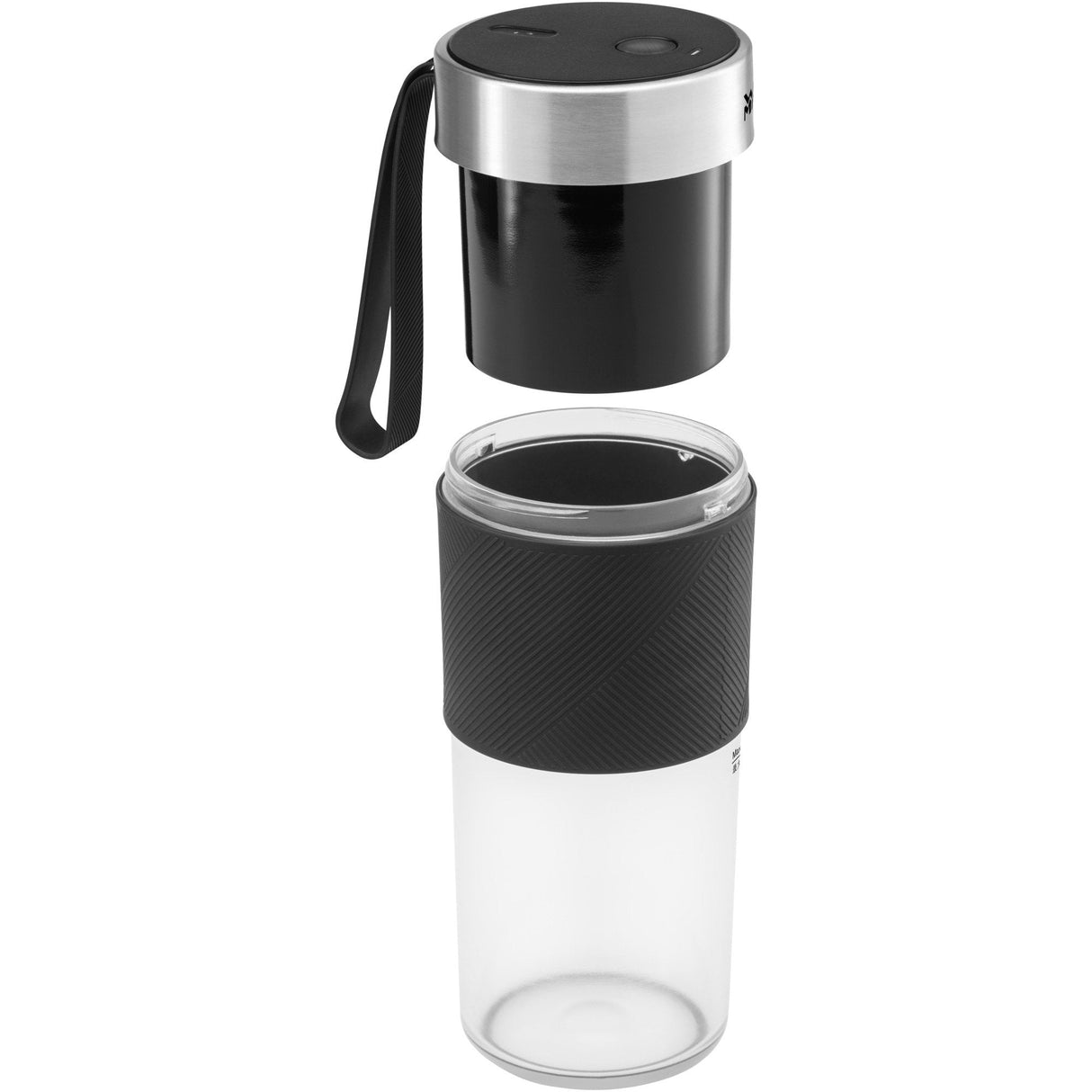 Batidora  Wmf Kitchenminis Mix On The Go 0,3 L  50 W Negro, Acero Inoxidable, Transparente
