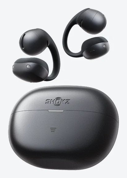 Auriculares Shokz Opendots Air Negro Inalámbricos Open-Ear Con Clip