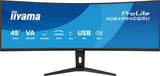 Iiyama Prolite Xcb4994dqsu-B1 124 Cm 49 Pulgadas), Negro (Mate), Dqhd, Va, Curved, Hdmi, Dp, Usb-C, Usb-Hub, 120hz Panel) Xcb4994dqsu-B1