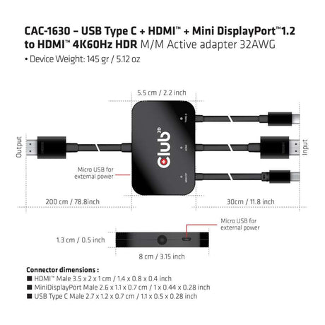 EAN 8719214471521 - CLUB3D cac-1630 HDMI imagen 7