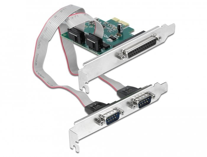 Delock Tarjeta Pci Express A 2 X Serie Rs-232 + 1 X Paralelo Ieee1284