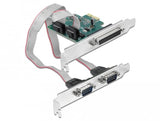 Delock Tarjeta Pci Express A 2 X Serie Rs-232 + 1 X Paralelo Ieee1284