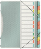 Esselte Clasificador Colour´Ice 12 Separadores 266x320x20 Mm Polipropileno Colores Surtidos