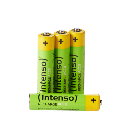 EAN 4034303029105 - Intenso HR03 NiMH Energy Eco 1000mAh 4er Blister - Micro (AAA) - 1.000 mAh Batería recargable Níquel-meta imagen 1