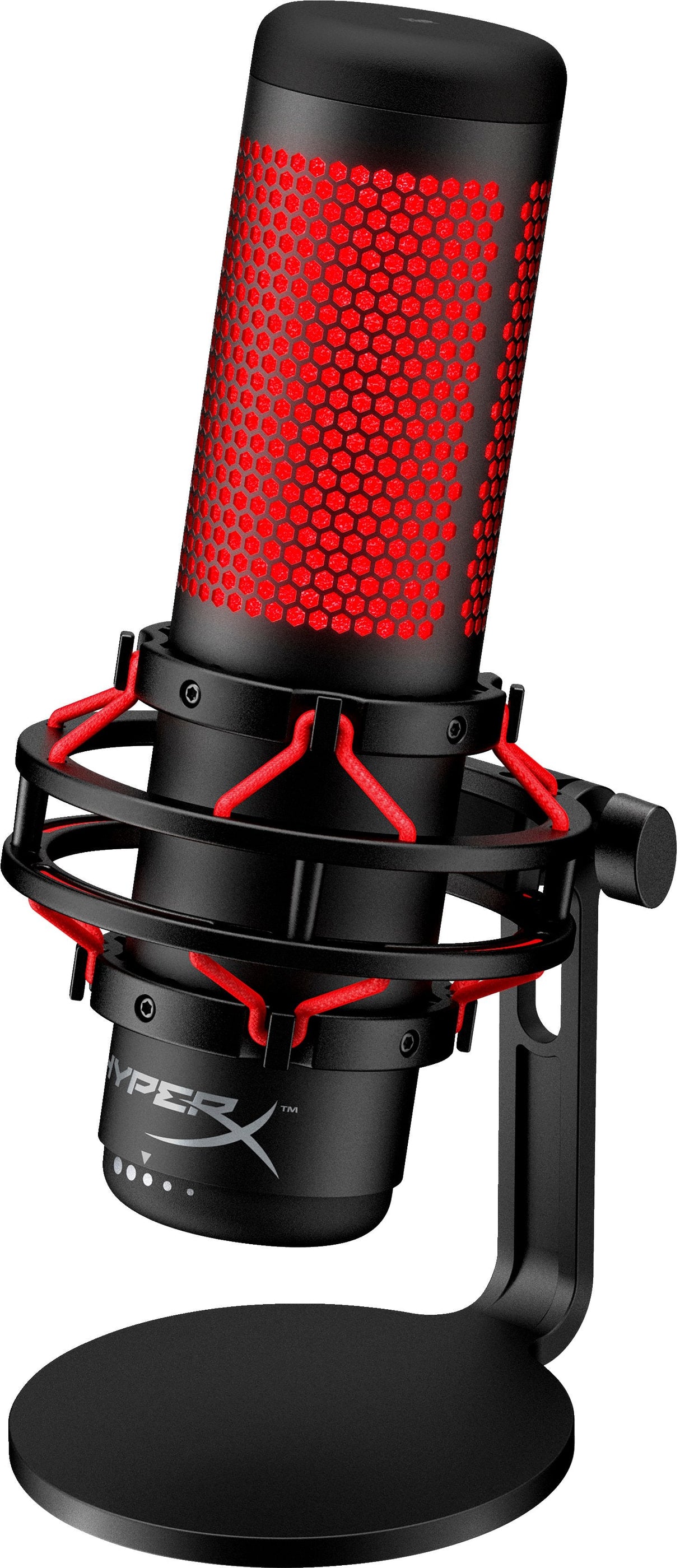 Hyperx Quadcast Micrófono De Condensador Rojo 4p5p6aa