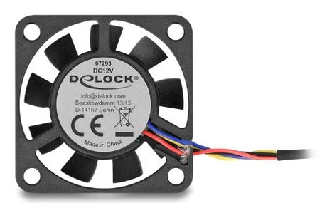 EAN 4043619672936 - DeLOCK 67293 sistema de refrigeración para ordenador Carcasa del ordenador Ventilador 4 cm Negro 1 pieza( imagen 1
