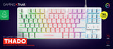 EAN 8713439247398 - Trust GXT 833W Thado teclado Juego USB QWERTY Español Blanco imagen 9