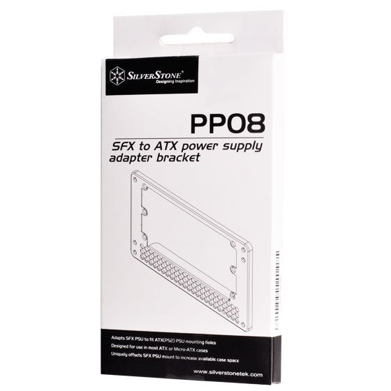 Silverstone Pp08. Adaptador Fuente Sfx A Formato Atx(Ps2)