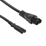 Adaptador De Conector Iec-60320 C6 A C7  Con Cable 0.75 Mm² 0.20 Metros Act