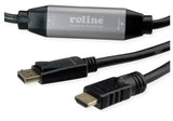 EAN 7630049619203 - ROLINE 11.04.5776 adaptador de cable de vídeo 7,5 m HDMI tipo A (Estándar) DisplayPort Negro imagen 2