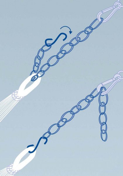 Amazonas Az-3059 Liana - Cadena Para Hamacas (Resistencia: 120 Kg)