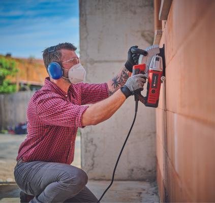 Cortadora De Ranuras De Pared Einhell Te-Ma 1700 Rojo/Negro, 1.500 W 4350740