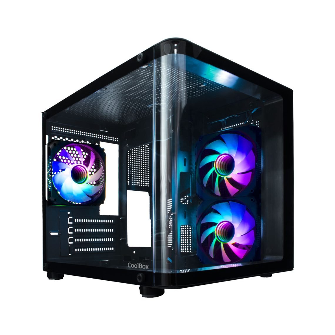 Coolbox Caja Pc Gaming Gm100 Vision Argb Microatx