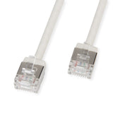Roline U Ftp Datacenter Cable De Red Cat.6a (Class Ea), Lsoh, Slim, Extra Kurzer Stecker, Grau, 5 M