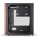 Jonsbo Tk-0 Pc Carcasa, Mini-Tower, Mini-Itx, Tempered Glass, Madera - Negro