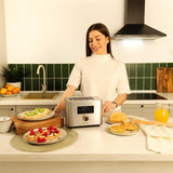 Tostadora Cecotec 04843 7 2 Rebanada(S) 950 W Acero Inoxidable