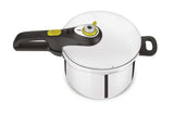 Tefal P2530738 Olla A Presión 6 L Negro, Acero Inoxidable 22 Cm. 6.0 L)
