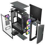 Caja Pc E-Atx Performance 1 Ft A-Rgb Negro Antec Int:2x3.5,3x2.5/ 2xusb3.0, 1xusb-C/ Audio In/Out/ Paneles Lateral De Cristal Templado/ Pantalla Led