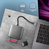 Lector De Tarjetas Externo Axagon Cre-S3 Externo Usb-A 3.2