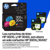 Hp Tinta B7rt8ae / 302xl/304xl C,M,Y