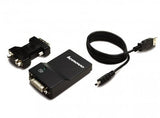 Adaptador Lenovo Usb 3.0 - Dvi/Vga, Usb A, Dvi/Vga, Macho/Hembra, Negro