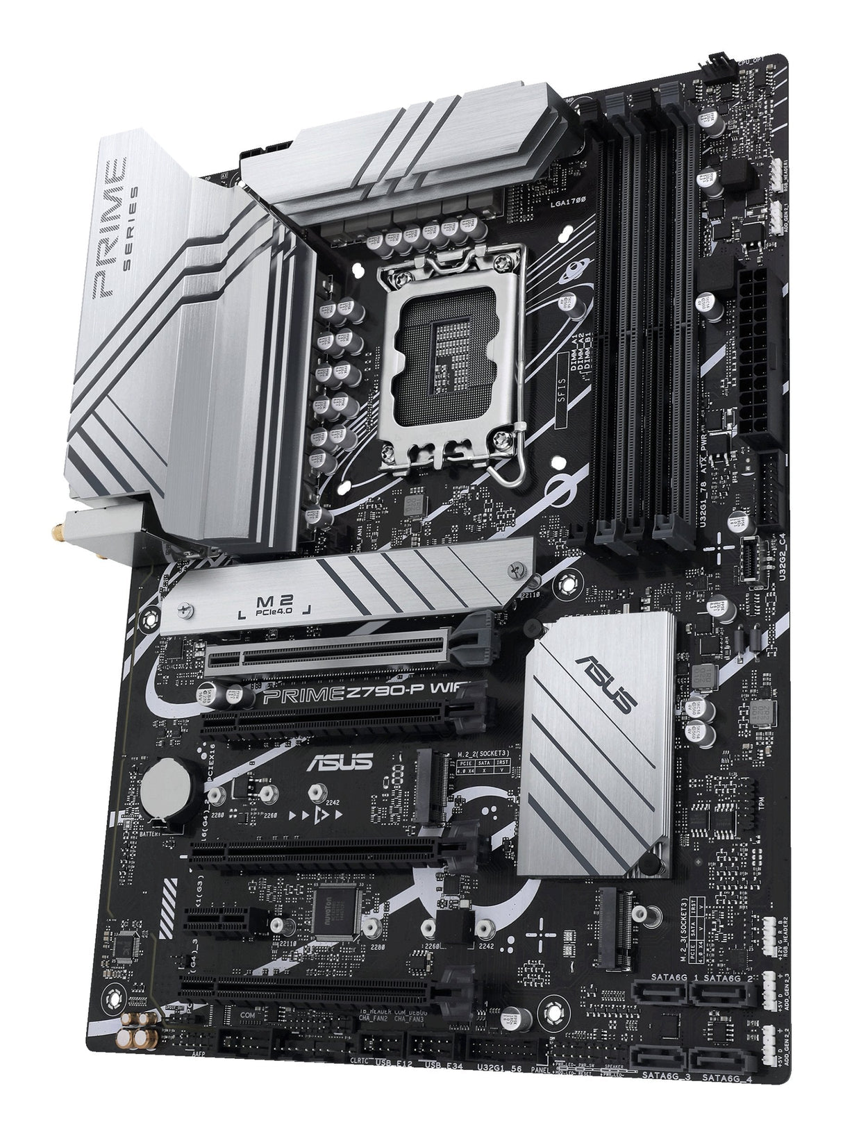 Placa Base Asus 1700 Prime Z790-P Wifi Atx 4xddr5 4xsata6 1xusb 3.2 Gen2 2xusb 3.2 Gen1